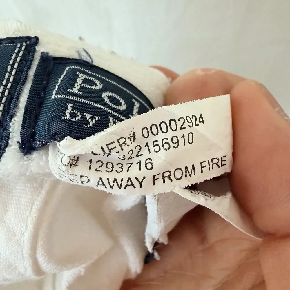 Polo Ralph Lauren Boys USA Olympic Team London 2012 White Cotton Cap Hat Sz 4-7